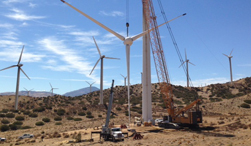 Wind Farms- RST Mobile Crane Service in Ridgecrest, Lancaster, Palmdale